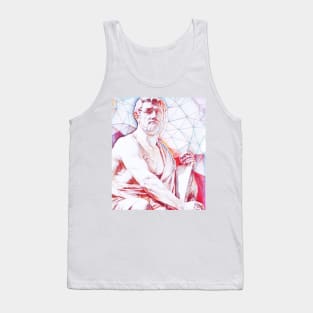 Tacitus Portrait | Tacitus Artwork | Line Art Tank Top